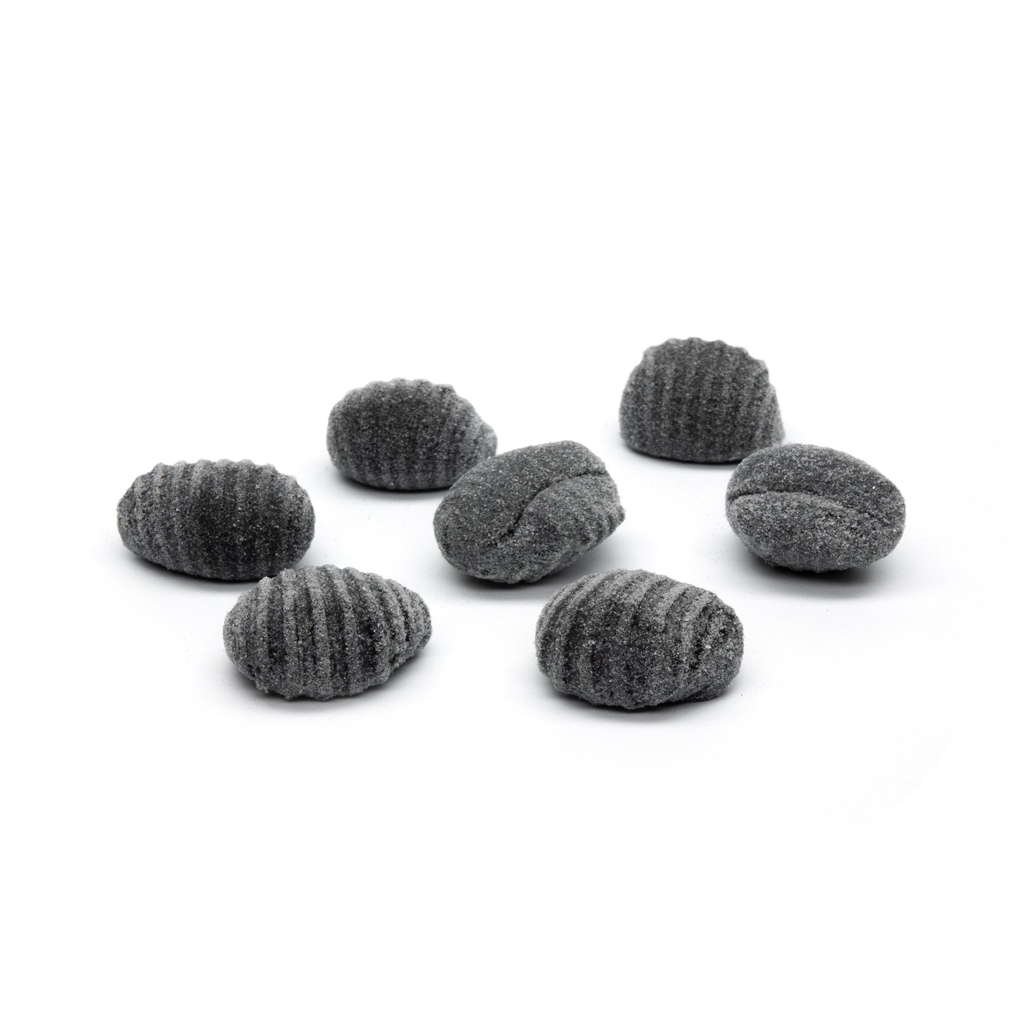 Kartoffel-Gnocchi mit Aktivkohle (schwarz)