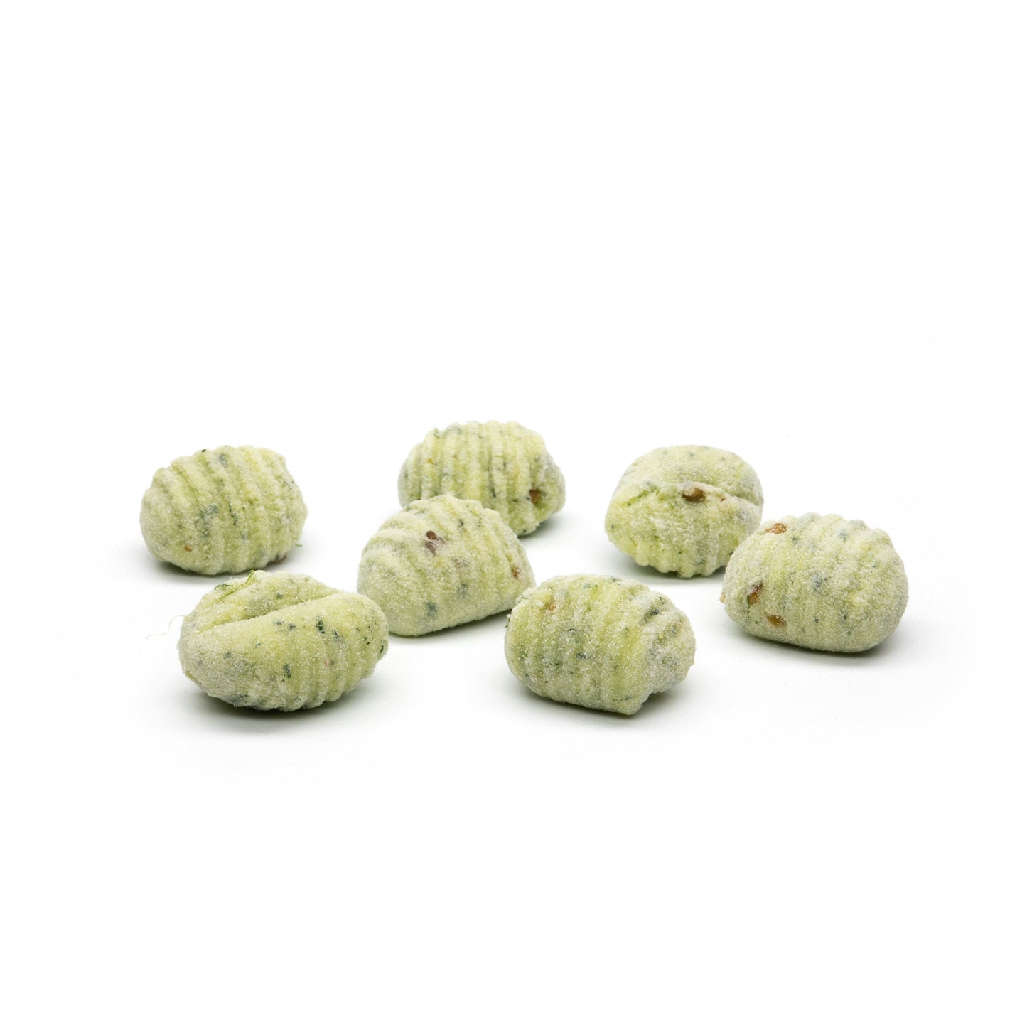 Kartoffel-Gnocchi mit Blattspinat und gerösteten Sonnenblumenkernen