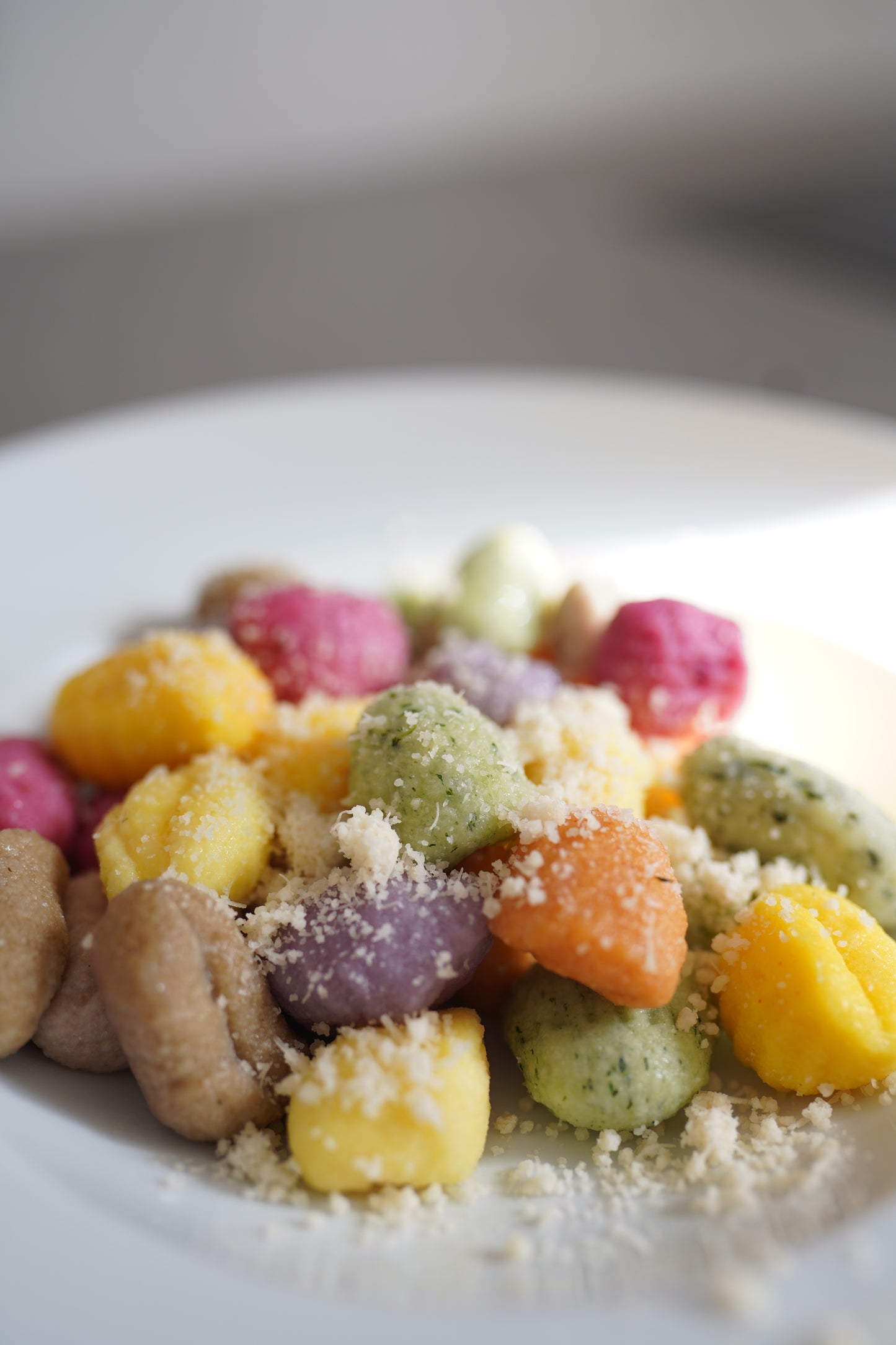 Bunte Gnocchi Mischung